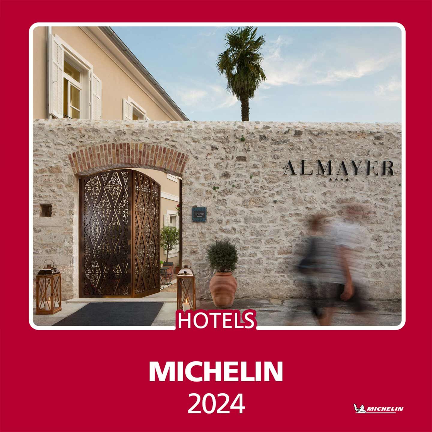 The Almayer Art & Heritage Hotel, showcasing the Michelin logo celebrated in the 2024 Michelin Guide for outstanding hospitality